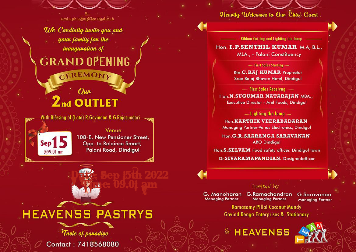 Grand Opening of Heavenss_Pastrys